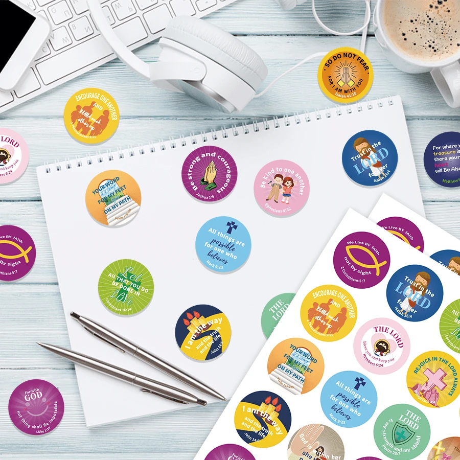 200pcs Jesus Christ Religious Shaped Stickers (Bible Style) | SHEIN EUR