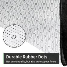 Sour Lemon Large Size Fluffy Rugs, Non-Slip Soft Shaggy Floor Carpet Mats & Rugs For Room Decor, Washable Nonslip Modern Area Rug, Modernstyle Antislip Decorative Carpets For Home Livingroom Bedroom Nursery, Big Rug, Large Rug, Home Decor - 黑色 - 查看 4