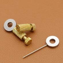 5 件精密皮革缝合针定位器缝纫针 - DIY 手工缝纫套件，适用于简单的皮革工艺项目 - 彩色 - 查看 4