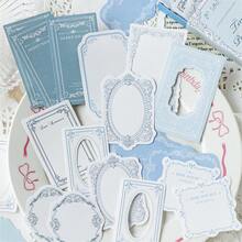 MOCARD 1 Hộp 30 Chiếc Phong Cách Cổ Điển In Chữ Thủ Công Chất Liệu Giấy Phiếu Thanh Toán Thẩm Mỹ Sổ Lưu Niệm Sáng Tạo Tự Làm Nhật Ký Rác Sổ Tay Nghệ Thuật Văn Phòng & Trường Học Đồ Dùng - 1 hộp - Xem 8