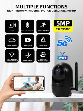 كاميرات مراقبة أمنية لا سلكية 8MP، 5MP، 3MP، 2MP، 1080P عالية الدقة، اختيارية التكوين الثنائي النطاق 2.4G + 5G أو 2.4G WIFI للداخلي والخارجي، كاميرات مراقبة أمنية IP، كاميرات PTZ ذكية للاستخدام الداخلي والخارجي