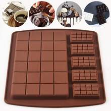 1pc 6-Cup Waffle Mold, Silicone Chocolate Mold,  Silicone, Sealing Wax Bead Mold - Chocolate Color - View 3