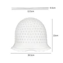 1pc Simple Hair Dyeing Cap Set With Highlighting Needle, Silicone Highlighting Cap & Hair Dyeing Cap,Bonnet,Shower Cap,Hair Products And Accessories For Barber Salon Beauty Travel Essentials
