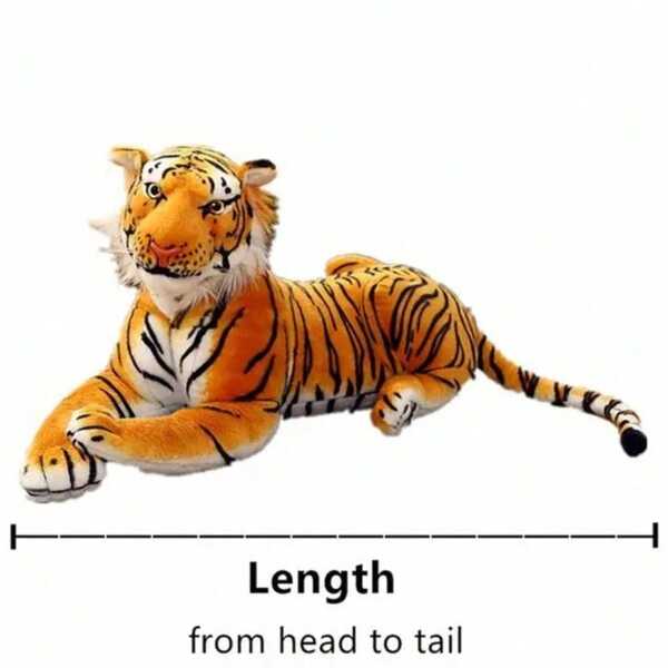 pangcangshu Length Including Tail Giant White Tiger Stuffed Toy Baby Lovely Big Size Tiger Plush Doll Soft Pillow Children Christmas Gift Plush Toys Plush Nursery Decorations Cute Toy Great For Gifts And Home Decor Perfect Easter Christmas And Thanksgiving Gifts