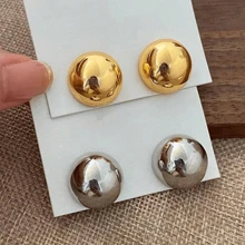 1 par de pendientes de bola brillante de moda, aretes elegantes y únicos para mujeres para usar en el día a día - Multicolor - Ver 5