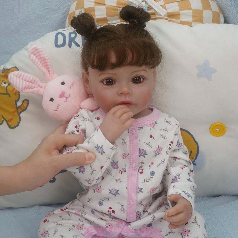 22 Inches Cute Reborn Doll Girl With Long Hair -Suesue