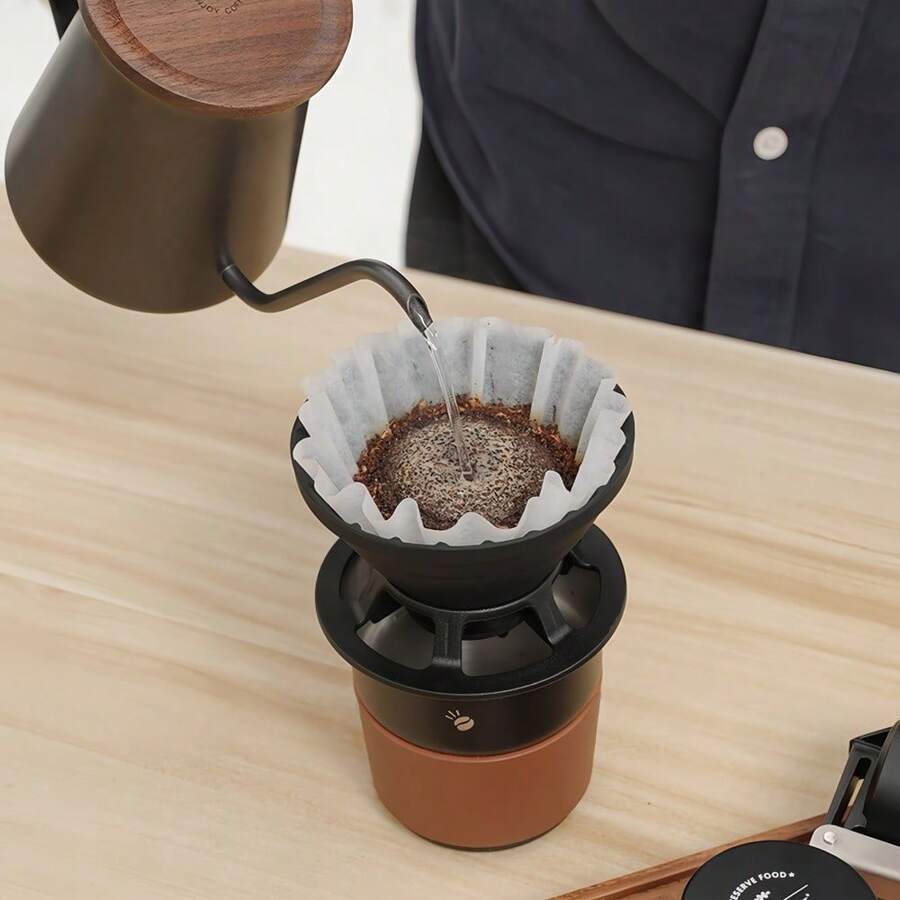 Foldable Coffee Filter Cup Silicone V60 Filter Paper Cake Cup Filter