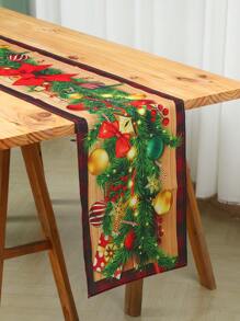 1 szt. bieżnik na stół świąteczny obrus na stół, bieżnik na stół wesołych świąt, artykuły dekoracyjne o charakterze atmosfery Bożego Narodzenia, dekoracja stołu na święta, dekoracja na przyjęcie bożonarodzeniowe, wystrój domu, dekoracja stołu, wystrój świąteczny,, Boże Narodzenie