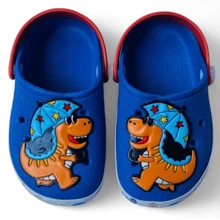 Children's Slipper Baby Slipper Children's Dinosaur Boy's Sandal - 藍色 - 查看 4