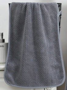 1 chiếc khăn tắm lưới rỗng màu trơn cỡ lớn 88*175cm làm từ sợi polyester hoặc khăn mặt/tay 34*75cm, khăn mềm thấm hút nhanh khô thích hợp cho người lớn, phòng tắm, khách sạn, phòng tập thể dục, du lịch, tiệc tùng, quà tặng ngày lễ, cắm trại ngoài trời, bãi biển, thẩm mỹ viện, spa trở lại trường học cho thẩm mỹ viện khăn tắm phòng tắm tại nhà cho thẩm mỹ viện, khách sạn thể thao, đồ dùng thiết yếu trong nhà, khăn tắm, khăn tắm chăm sóc da - Màu xám đen - Xem 6