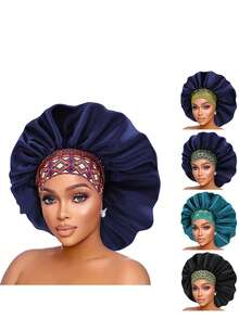 1 件装 女士帽子 发帽 睡觉时戴的发帽 适合卷发和直发 - A - 查看 11