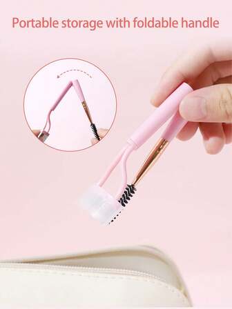 1pc Japanese Minimalist Lash Separator Comb, Ultra Fine Steel Comb For Separating And Curling Eyelashes, Suitable For Travel And Daily Use, An Ideal Gift For Relatives, Friends And Girlfriend, Makeup, Cheap, Room Decor, Vanity, Travel, Bedroom, Makeup Accessories, Eyelash Curler,Cheap,Stocking Stuffers,Makeup,Makeup Tools,Cheap Stuff,Gifts,Gifts For Women,Christmas Gifts