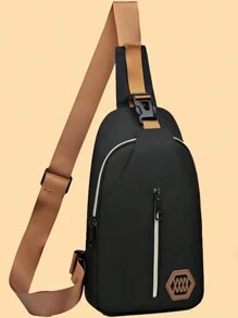 1 bucată Geantă de umăr din pânză pentru bărbați - Geantă spațioasă cu mai multe straturi pentru călătorii, design modern cu Com Fort (fermoar aleatoriu) Crăciun, iarnă, cadouri de Crăciun, geantă bărbați, geantă pentru bărbați, geantă cu fermoar, cadouri, la modă, ocazional, de Ziua Recunoștinței, sărbători de toamnă, geantă de depozitare. Geantă Curea Geantă Rider Bag Fanny Cadouri bărbați Geanta neagră Drumeții Drumeții Student Capacitate mare Multi-funcțională portabilă în aer liber Cadouri pentru tată Cadouri pentru iubit Geantă de lafă pentru cadouri amuzante de vacanță