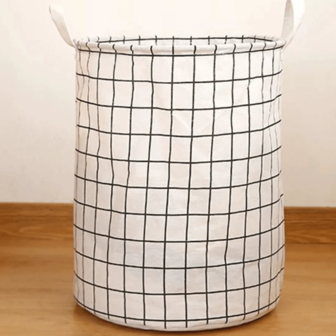 Foldable Bathroom Laundry Basket Organizer 60L - 白色 - 查看 1