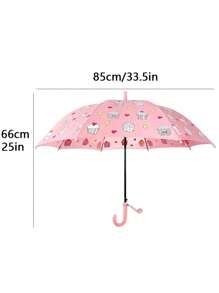 Paraguas que cambia de color al contacto con el agua, creativo, divertido y seguro Nuevo lindo paraguas, serie de dibujos animados femeninos, paraguas de doble propósito para días soleados y lluviosos, mango largo con cubierta impermeable, paraguas de sombrilla, paraguas de seguridad automático, anti-pellizcos, protector solar de mano, resistente y duradero, paraguas de , paraguas ligero, paraguas anti-UV, paraguas soleado - Azul - Ver 2