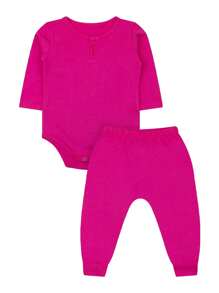 Conjunto bebê Body + Calça Saruel