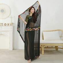 Women's Chiffon Sequin Lace, Performing A Set Of Sexy Training Clothes