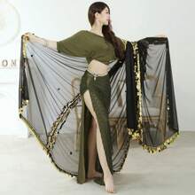 Women's Chiffon Sequin Lace, Performing A Set Of Sexy Training Clothes