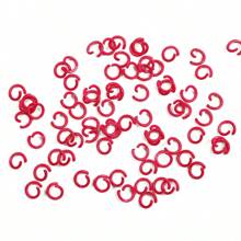 100pcs 1.2x8mm Colorful Metal Jump Rings Open Split Ring Connector For Choker Necklaces Bracelet Key Chain Jewelry Making Accessory - Open Ring - View 12
