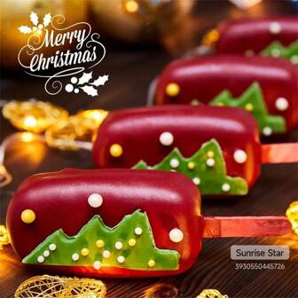 Premium Reusable Silicone Ice Cream Molds For Effortless Homemade Popsicles & Ice Cream Bars Home Kitchen Appliances Accessories Gadgets Tools Christmas Kitchen Stuff Cooking Christmas