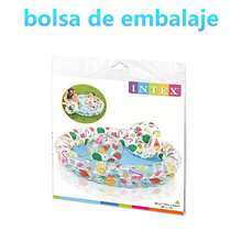 Juego de piscina de doble anillo Hawaii, piscina para niños, piscina inflable, piscina de bolas oceánicas, juego de tres piezas (piscina + anillo de natación + pelota) - Multicolor - Ver 10