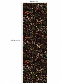 1 Roll Dark Night Forest Animal And Plant Wallpaper, Peel And Stick Waterproof Renovation Wallpaper, Removable Beautiful Wall Sticker, Home Decor, Wall Art, Wall Decor,Renovation Stickers Peel Wall Panels,Wall Paper, Wallpapers,Spring Decoration Items Refresh Your Home,Rama Decoration Stickers Gifts Birthday Graduation - Black - View 15