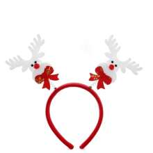 Set de 5 diademas con cuerno de reno estilo navidad, accesorios para la cabeza, ganchos para el cabello de Papá Noel/muñeco de nieve, regalos al por mayor para Navidad - Multicolor - Ver 4