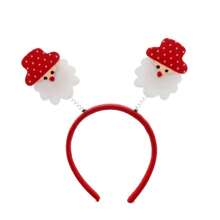 Set de 5 diademas con cuerno de reno estilo navidad, accesorios para la cabeza, ganchos para el cabello de Papá Noel/muñeco de nieve, regalos al por mayor para Navidad - Multicolor - Ver 5
