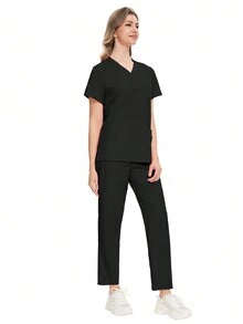 手术服制服女士护士制服薄款透气护理手术服上衣弹力手术服裤子医生工作服水疗工作服