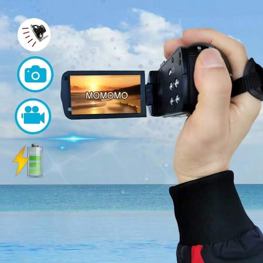 Caméra Vidéo Mini DV Portable Full HD 1080P Étanche - Sport Cyclisme Avec Microphone Et Supports