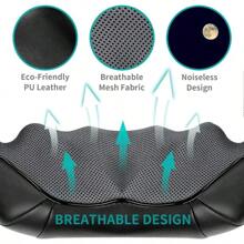 Shiatsu Neck & Back Massager With Heat Deep Kneading Massage Pillow For Shoulder - 1 - 查看 5