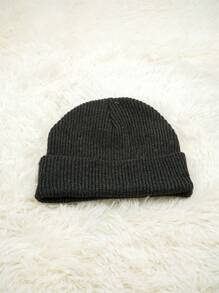 Knitted Earflap Beanie Hat For Winter, Windproof Warm Knitted Cap, Double Layer, Thick & Warm, Suitable For Cycling, Unisex Fashion Versatile Knitted Hat