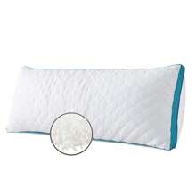Memory Foam Body Pillow For Adults, Long Body Pillow For Sleeping, Full Body Pillow For Bed - White(Grey Side)