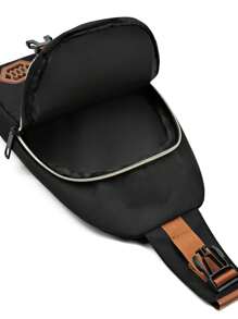 1 bucată Geantă de umăr din pânză pentru bărbați - Geantă spațioasă cu mai multe straturi pentru călătorii, design modern cu Com Fort (fermoar aleatoriu) Crăciun, iarnă, cadouri de Crăciun, geantă bărbați, geantă pentru bărbați, geantă cu fermoar, cadouri, la modă, ocazional, de Ziua Recunoștinței, sărbători de toamnă, geantă de depozitare. Geantă Curea Geantă Rider Bag Fanny Cadouri bărbați Geanta neagră Drumeții Drumeții Student Capacitate mare Multi-funcțională portabilă în aer liber Cadouri pentru tată Cadouri pentru iubit Geantă de lafă pentru cadouri amuzante de vacanță