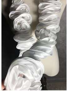 1 码（9 厘米）高端缎面蕾丝纹理设计师网眼面料，适用于服装缝纫 DIY、女士 - 彩色 - 查看 4