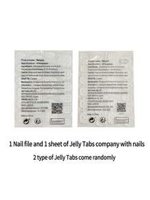 30 件短指甲方形樱桃酒红色水钻装饰指甲套装，适合派对、婚礼或日常佩戴 - 紅色 - 查看 6