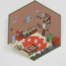 3D 装饰贴纸适用于迷你房屋场景、DIY 工艺品和木制手机壳和笔记本，无需裁剪，适合返校使用 - 彩色 - 查看 8
