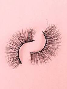 8-5 对俄罗斯仿貂皮睫毛 - 蓬松、戏剧性、纤细的假睫毛，适合化妆，全套睫毛延长套件，可使眼睛变长和变丰满 - 濃密款 - 查看 6