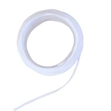 Cotton Candle Wick Decorative Handmade Wedding Thin A2020 5mts With 5 Eyelets 2mm - trắng - Xem 8