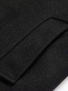Chaqueta casual de manga larga para hombre, abrigo de cuello alto de unicolor para hombres