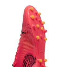 Puma 男子足球鞋 FUTURE 7 PLAY MG足球鞋 MG釘鞋 低筒人造草皮訓練鞋 紅色適合入門小白訓練繫帶足球鞋107725-03