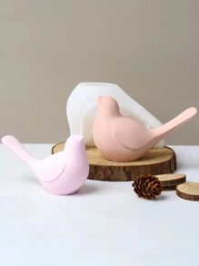1个/2个3D小鸟蜡烛模具，DIY硅胶模具，水晶环氧树脂模具，蜡烛熔块模具，肥皂模具，石膏家居装饰，桌面摆件 - Bird - 查看 9