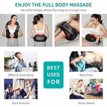 Shiatsu Neck & Back Massager With Heat Deep Kneading Massage Pillow For Shoulder - 1 - 查看 7