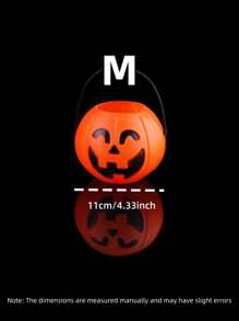 7pcs/5pcs Halloween Pumpkin Buckets, New 7pcs Twisted Eye Pumpkin Bucket Holiday Handheld Toys, Scary Halloween Elements Handheld Pumpkin Bucket, 5pcs Funny Pumpkin Jar Decorations, For Halloween Decoration, Pumpkin Buckets, Bar Nightclub Props, Candy Container, Handheld Pumpkin Bucket,Christmas