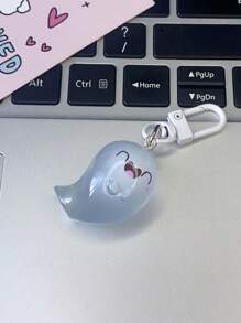 1个可爱万圣节夜光幽灵钥匙扣 3D果冻小汽车配件 S 情人节包包挂饰 背包 适合上学 卡通哥特 Y2K 圣诞节礼物创意 包包挂饰 汽车配件 老师 朋友 姐妹 - 藍色 - 查看 3