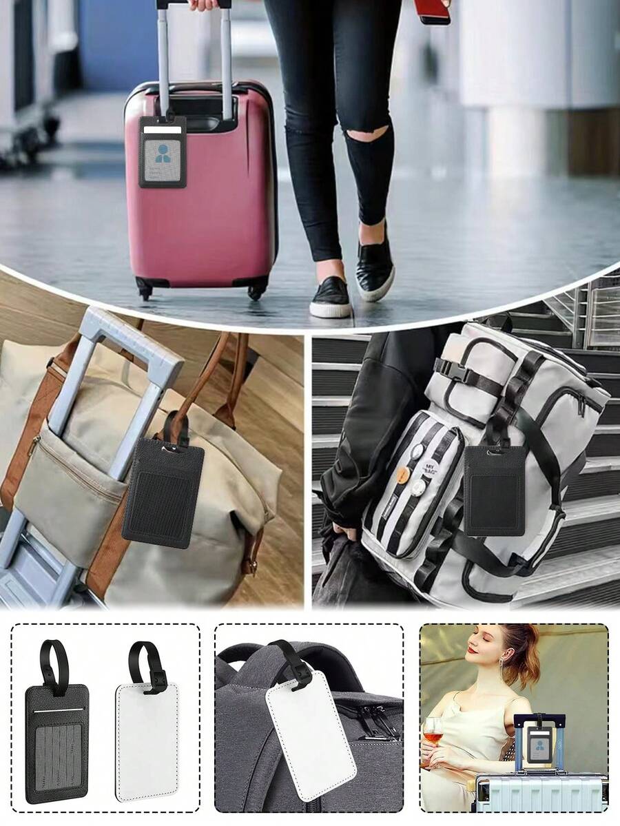 Luggage Tag Women Men Suitcase Name Tag Trunk Identifier Label Baggage