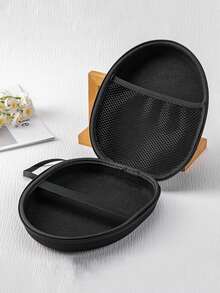 1pc Portable Shockproof Crush-Resistant Bluetooth Headphone Storage Case - Black - View 3