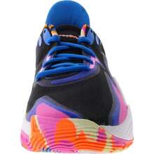UA Spawn 5 LE Mens Fitness Workout Basketb Shoes - Black/pink Edge/lemon - View 2