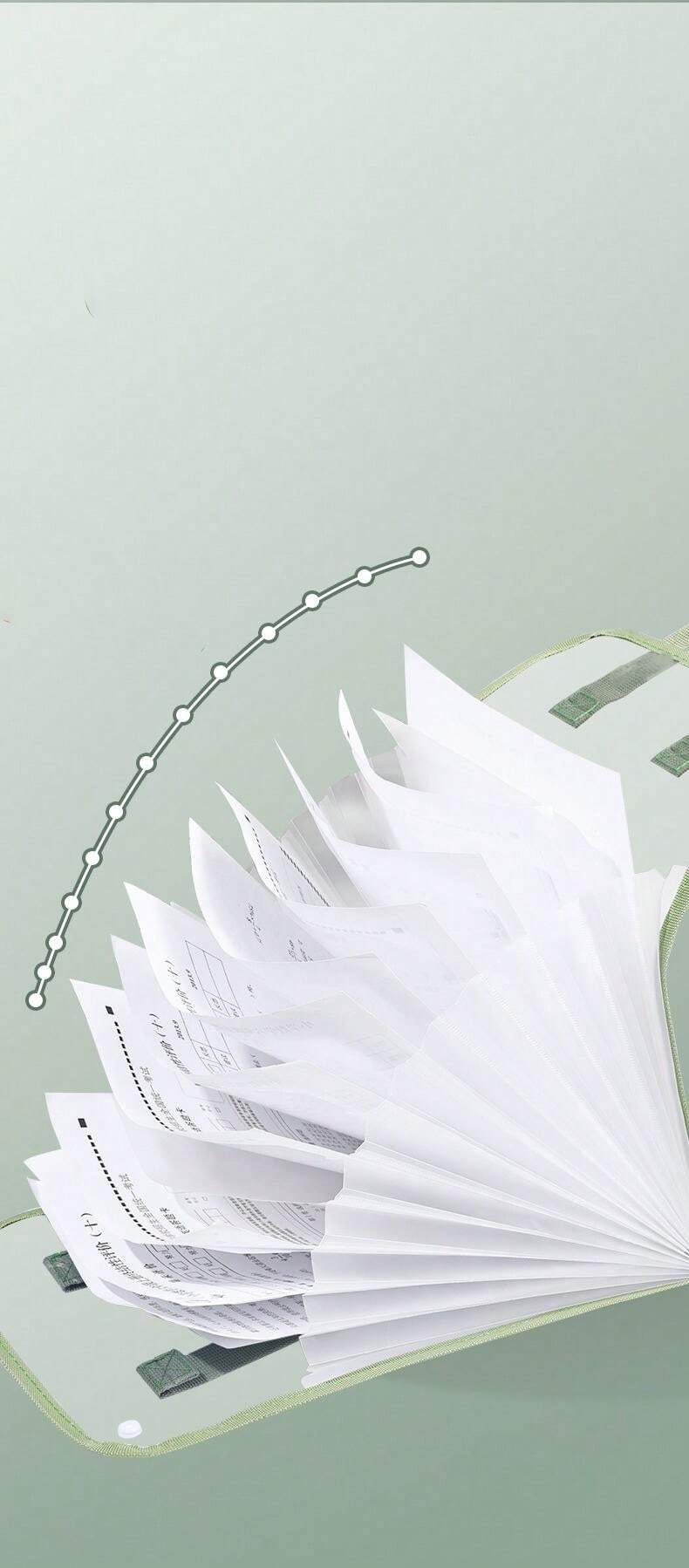 Concertina File Folder Organizer Portable A4 Document Holder