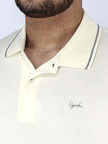 Ogochi Original High Quality Basic Short Sleeve Men's Polo Shirt New Arrival - 黃色 - 查看 4